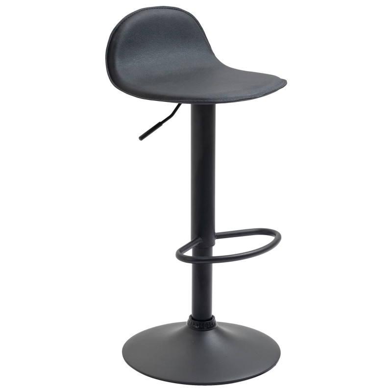 Lot de 2 tabourets de bar Lana V2 noir