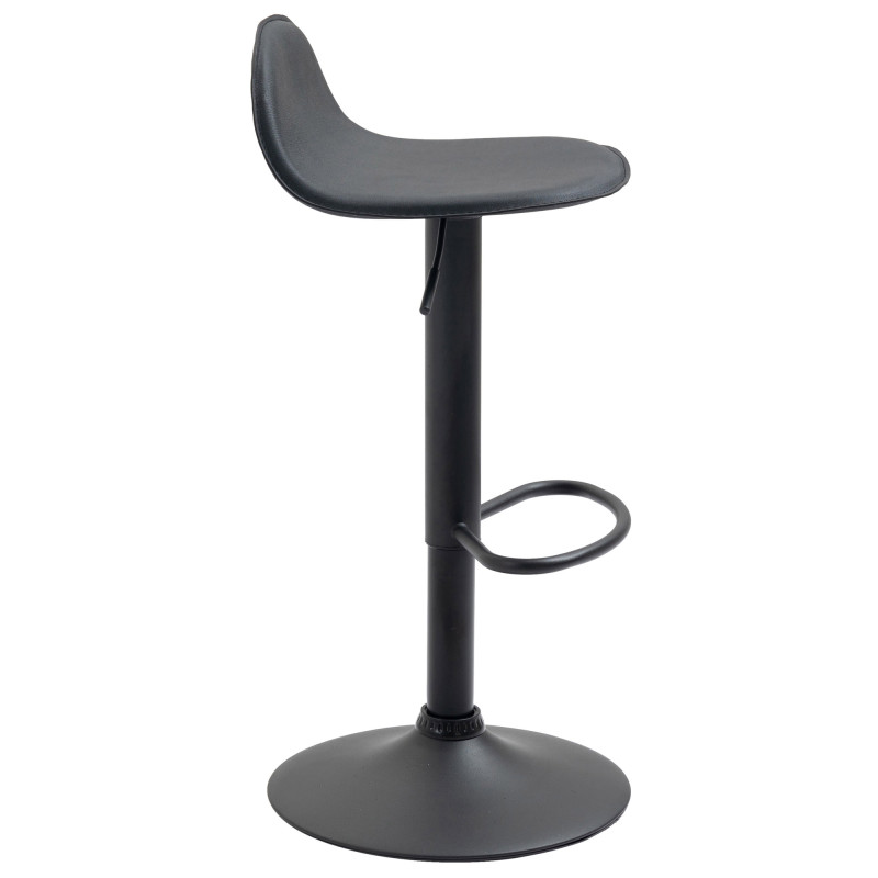 Lot de 2 tabourets de bar Lana V2 noir