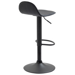 Lot de 2 tabourets de bar Lana V2 noir