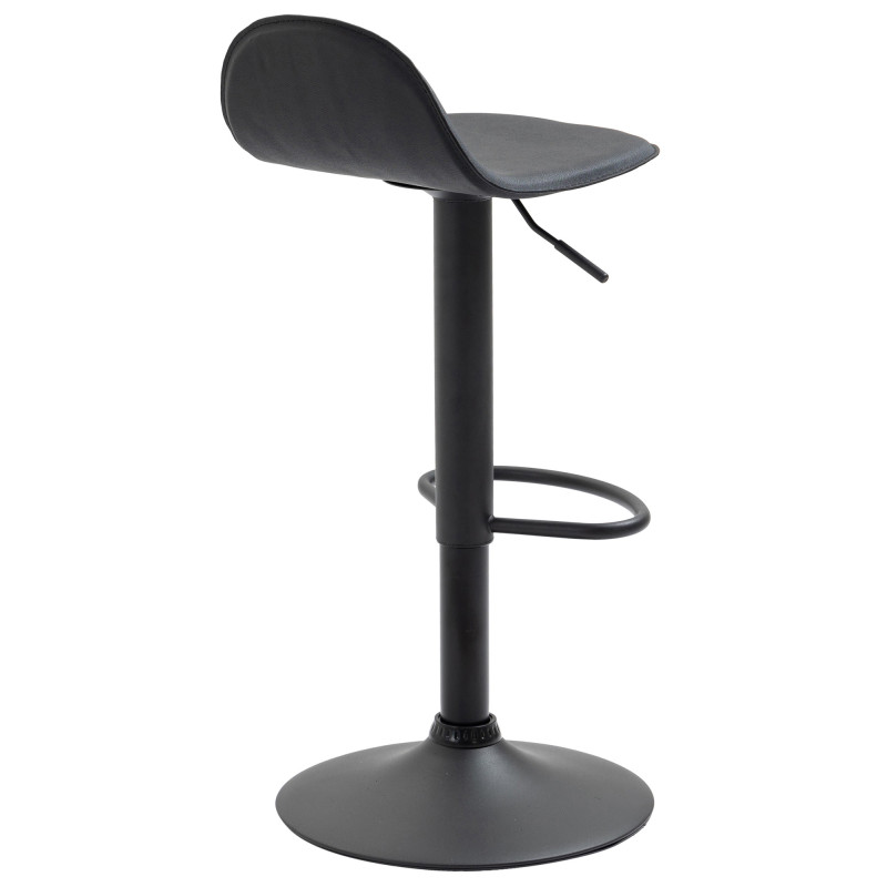 Lot de 2 tabourets de bar Lana V2 noir