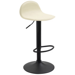 Lot de 2 tabourets de bar Lana V2 crème