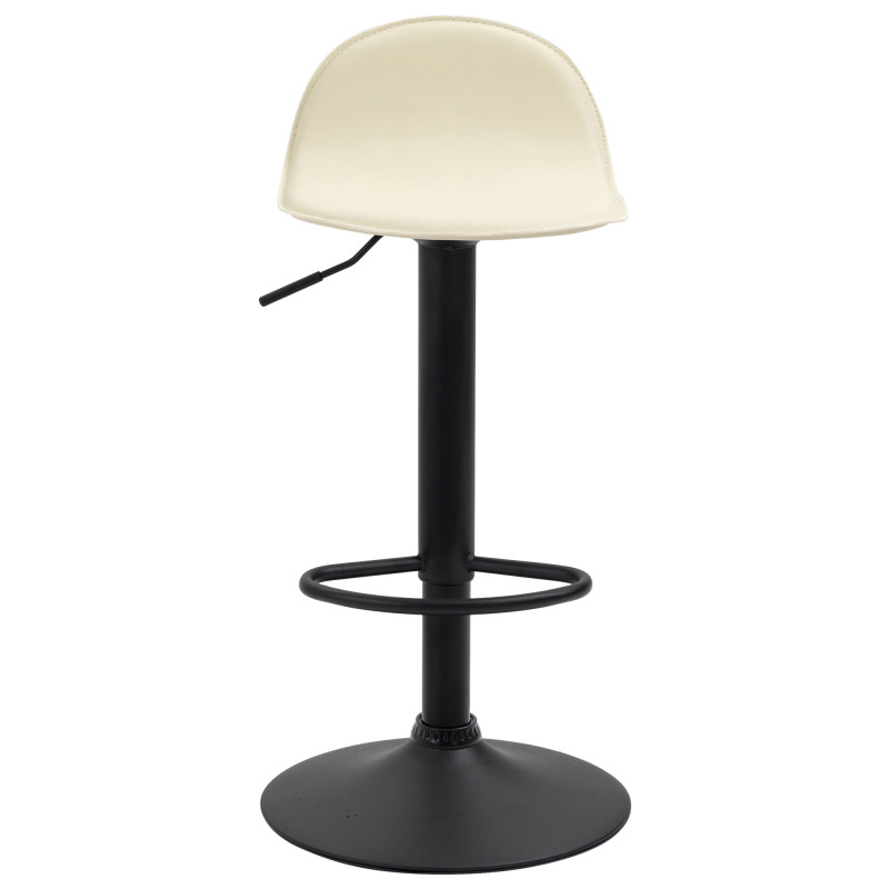 Lot de 2 tabourets de bar Lana V2 crème