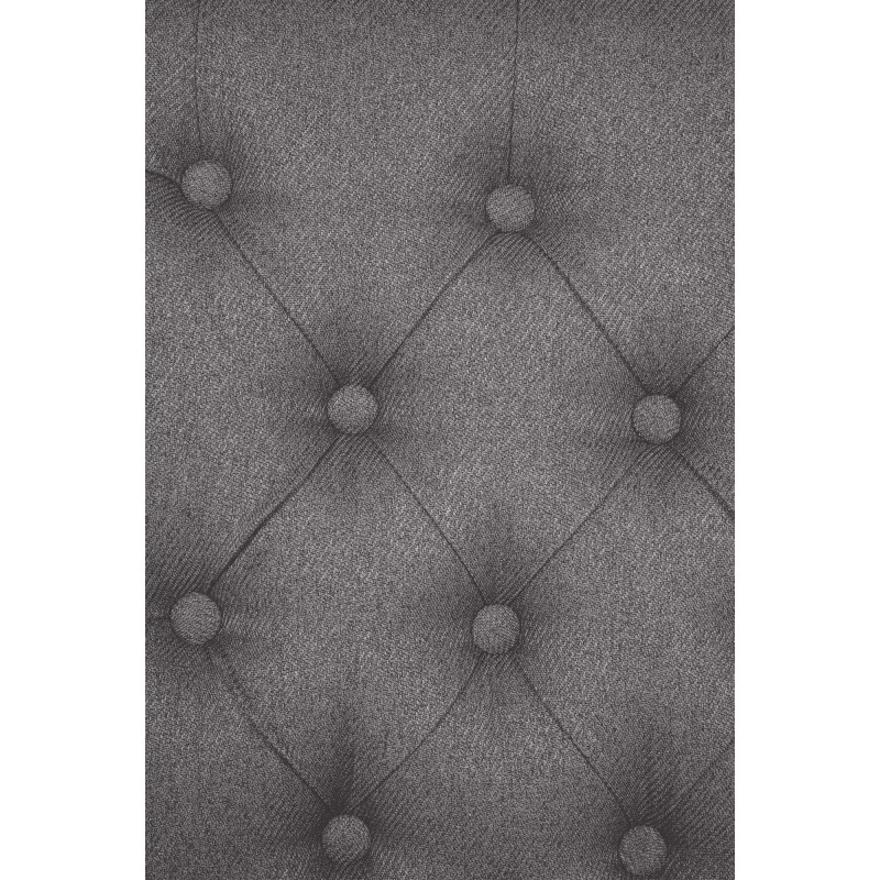 Chaise de salle à manger Lisburn, tissu gris