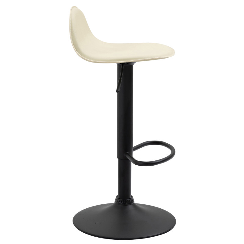 Lot de 2 tabourets de bar Lana V2 crème