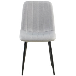 Chaise Dijon, tissu gris