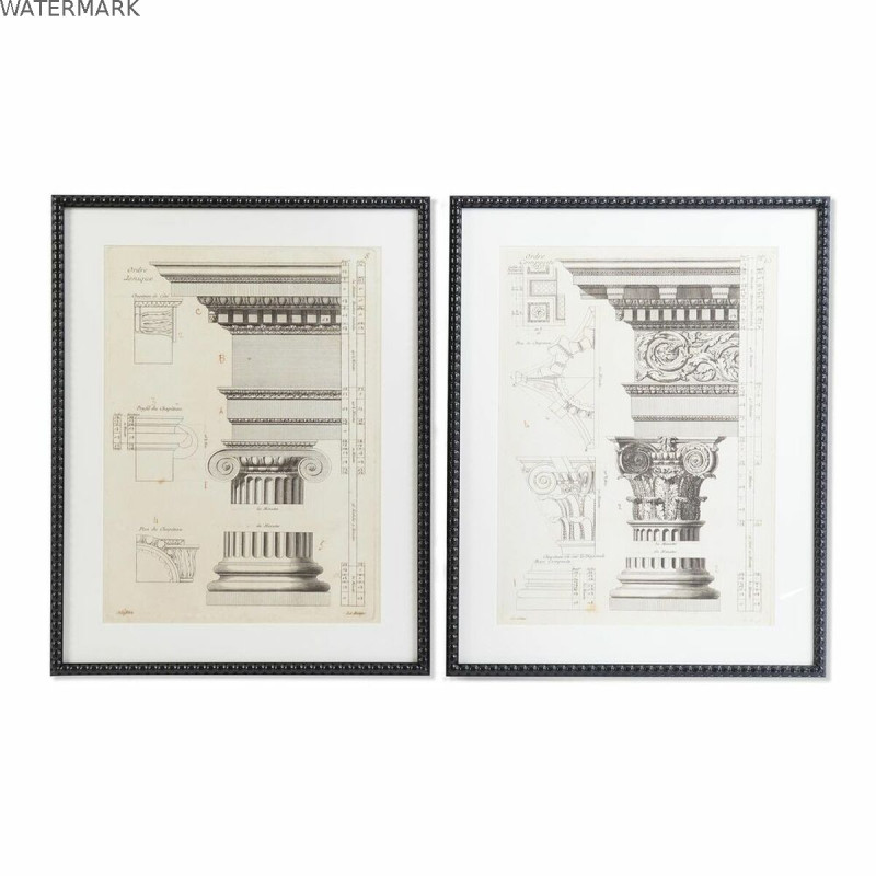 Cadre DKD Home Decor 60 x 3 x 76 cm Néoclassique (2 Unités)
