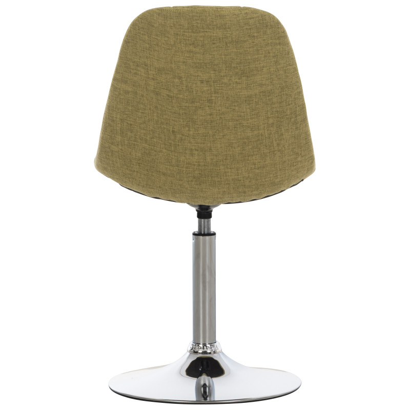 Ensemble de 2 chaises Emil en tissu vert