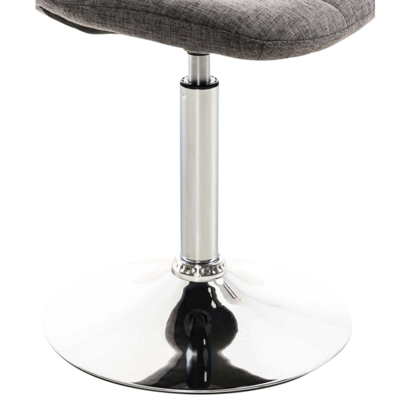 Ensemble de 2 chaises Emil, tissu gris clair