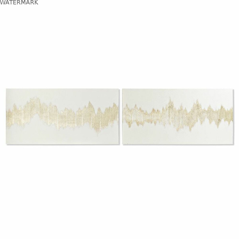 Cadre DKD Home Decor Abstrait 120 x 3 x 60 cm (2 Unités)