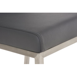 Ensemble de 2 chaises de salle à manger gris Colmar