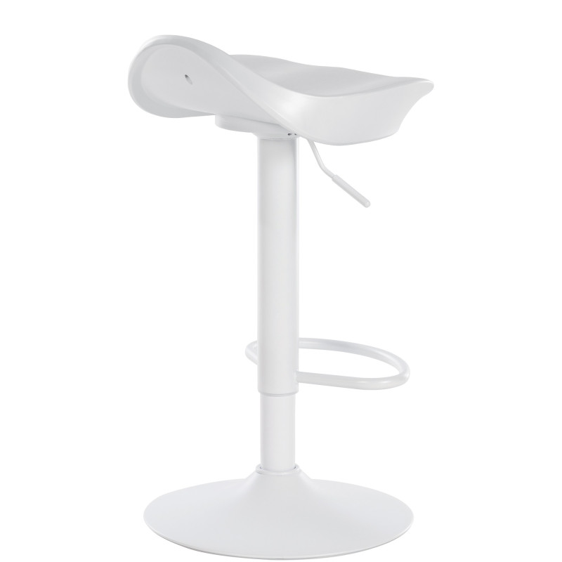 Tabouret de bar Alisson blanc