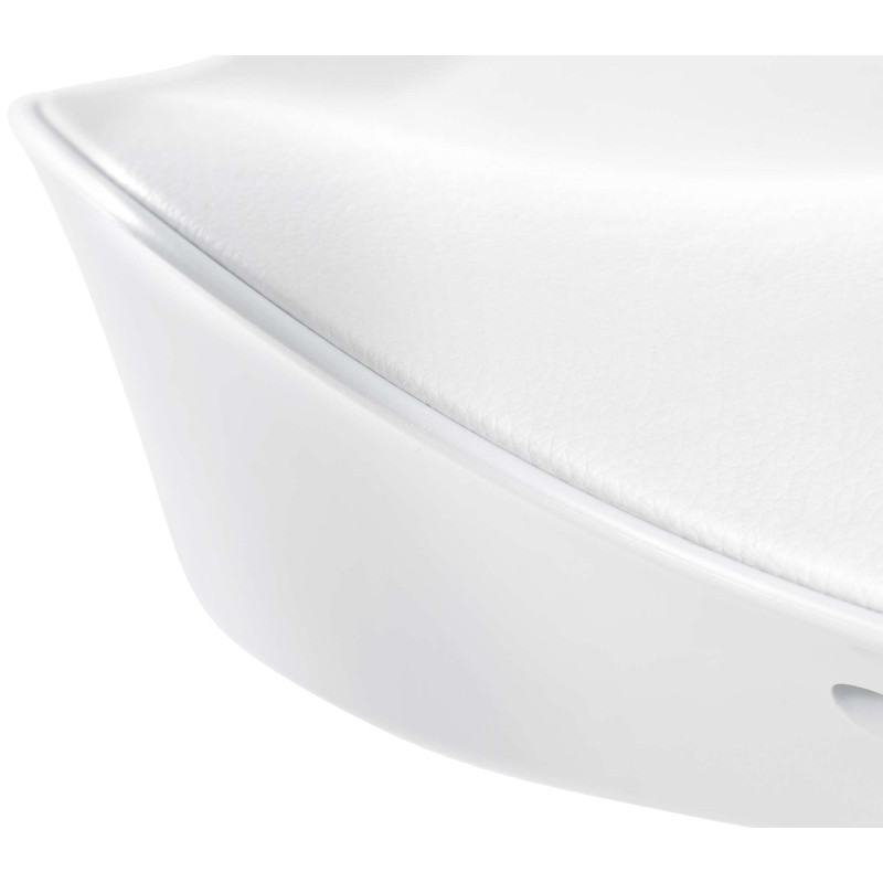 Tabouret de bar Alisson blanc