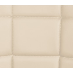 Fauteuil Tom, similicuir, crème