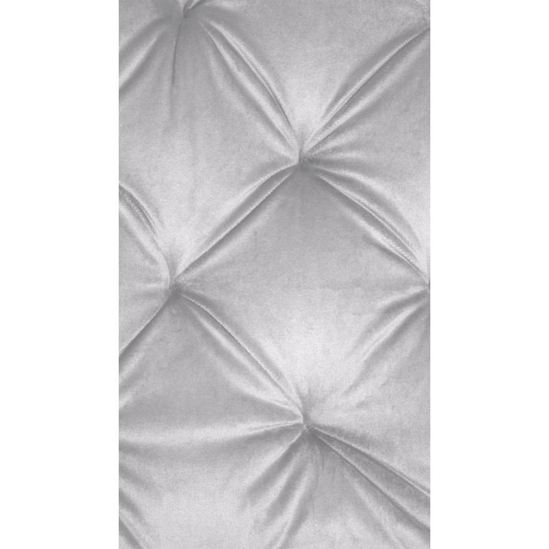 Chaise de salle à manger Stanley, velours gris