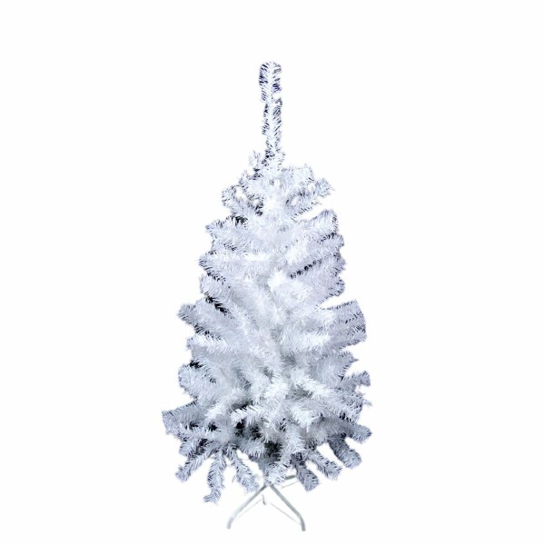 Sapin de Noël Blanc PVC Métal Polyéthylène 70 x 70 x 120 cm