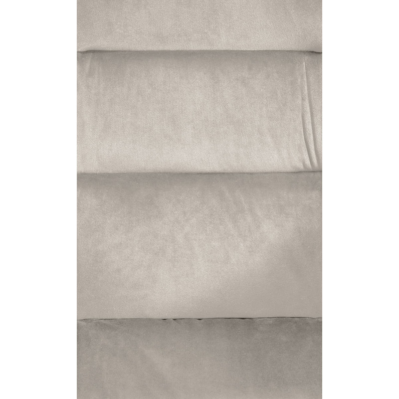 Fauteuil Russell, velours gris