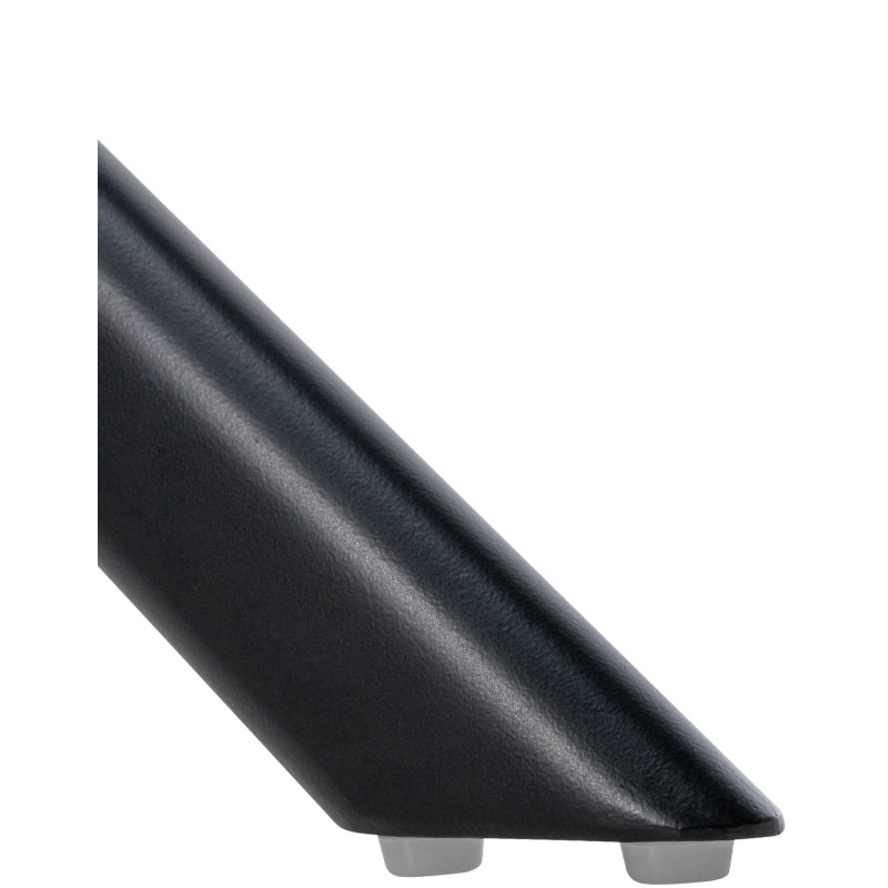 Fauteuil Russell, velours, noir