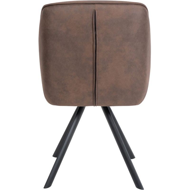 Chaise marron vintage Russell