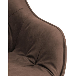 Chaise marron vintage Russell