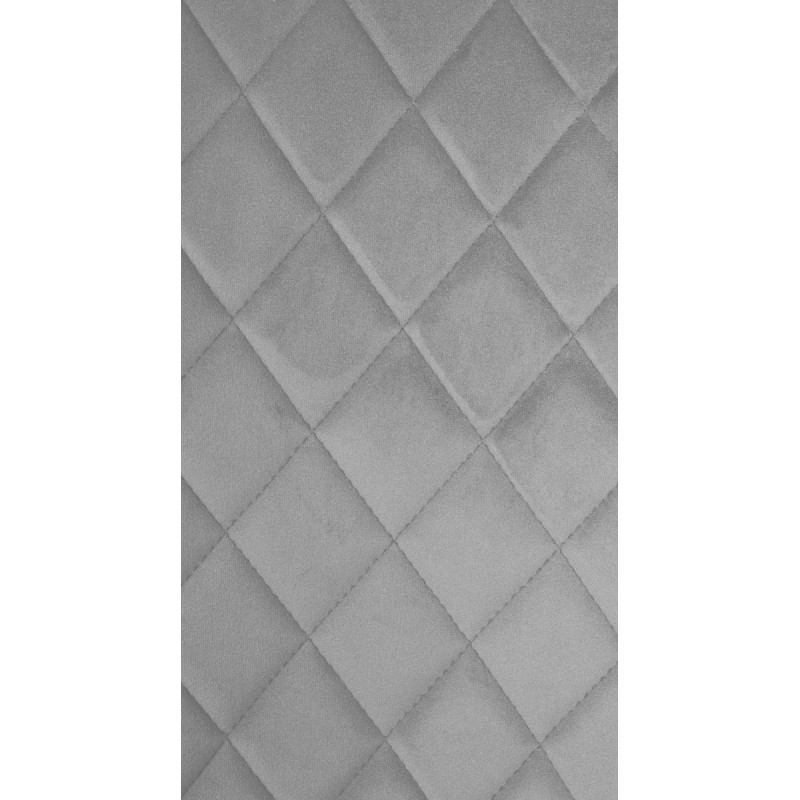 Fauteuil Telde, velours gris