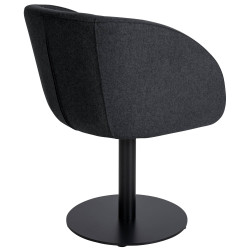 Chaise Gambo, feutre, anthracite