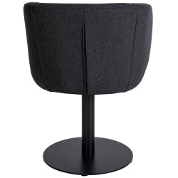 Chaise Gambo, feutre, anthracite