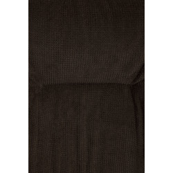 Chaise de salle à manger Jules, tissu marron