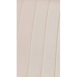 Fauteuil en velours crème Dijon