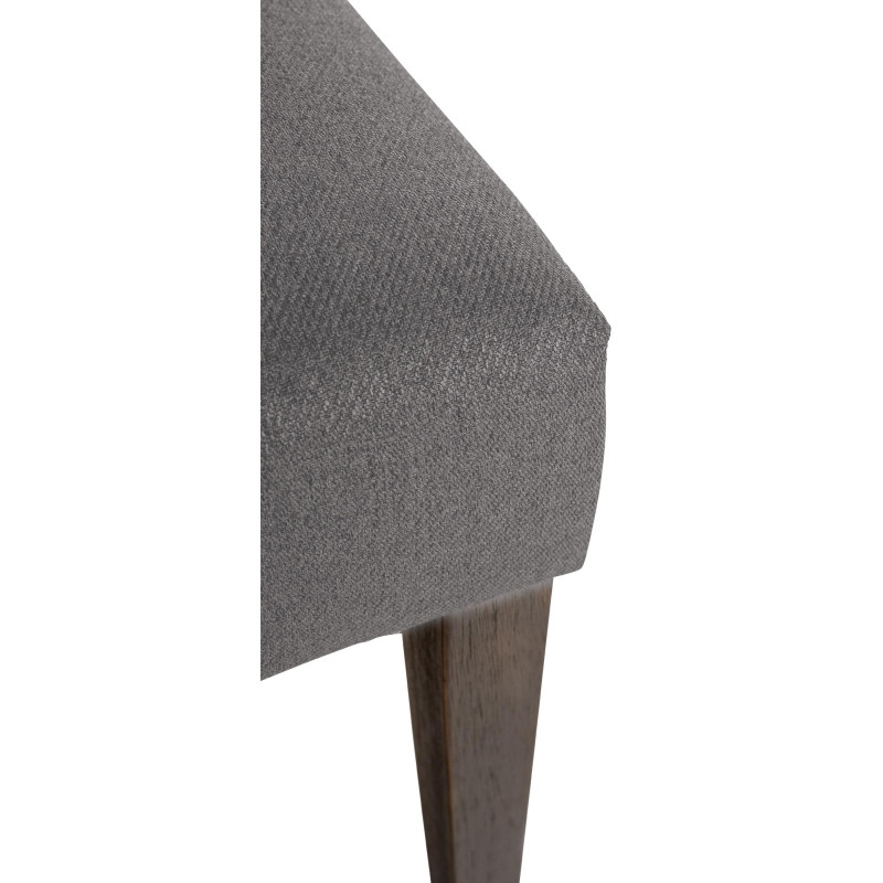 Ensemble de 2 chaises de salle à manger Lisburn, tissu gris