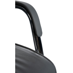 Ensemble de 2 chaises visiteurs gris Sievert