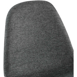 Ensemble de 4 chaises de salle à manger Napier, tissu gris