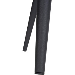 Ensemble de 4 chaises Telde en velours crème