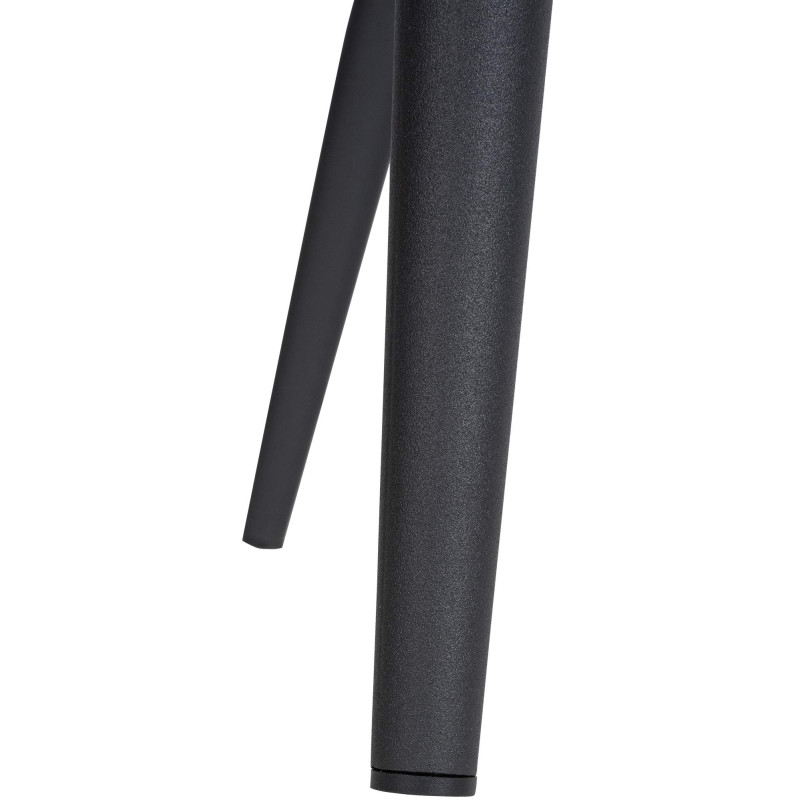 Ensemble de 4 chaises Telde en velours noir