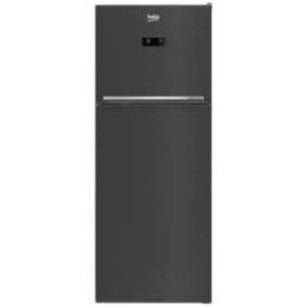 Réfrigérateur combiné BEKO RDNT470E30ZXBRN - Double porte - 422 litres - L76cm - Noir