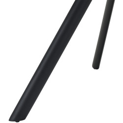 Chaise de salle à manger Scott, velours, crème