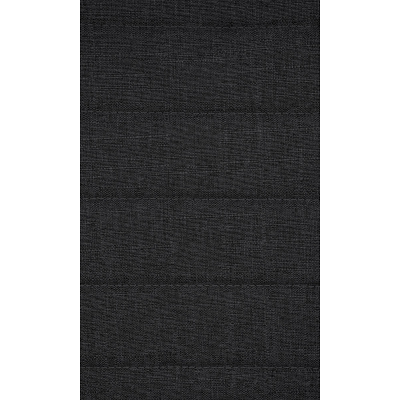 Ensemble de 2 chaises de salle à manger Elvas, tissu, noir