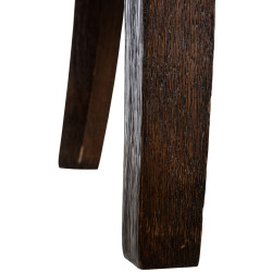 Ensemble de 2 chaises de salle à manger Zadar, tissu gris foncé antique