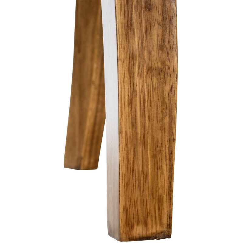 Ensemble de 2 chaises de salle à manger Zadar, tissu marron clair antique