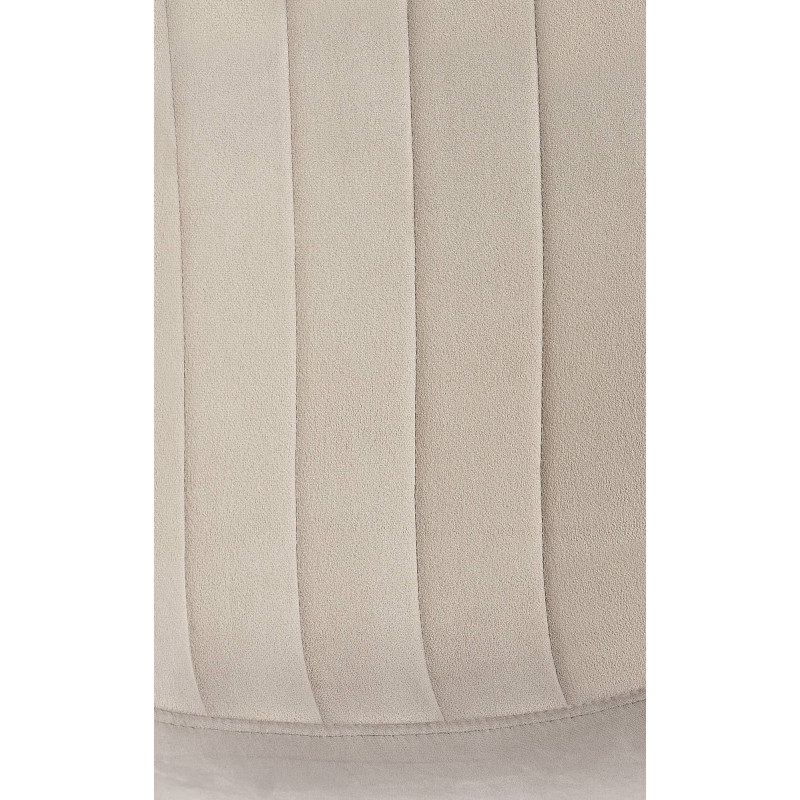 Ensemble de 4 chaises de salle à manger Baxter en velours gris