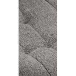 Ensemble de 2 chaises Elda, tissu gris clair