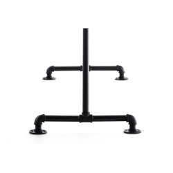 Portant à vêtements Jersey 55x150x150 noir