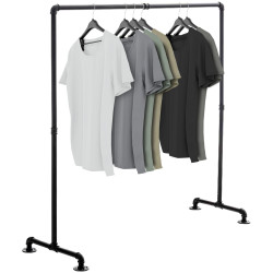 Portant à vêtements Jersey 55x150x150 noir