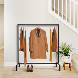 Portant ? v?tements Melva 120x38x120 noir