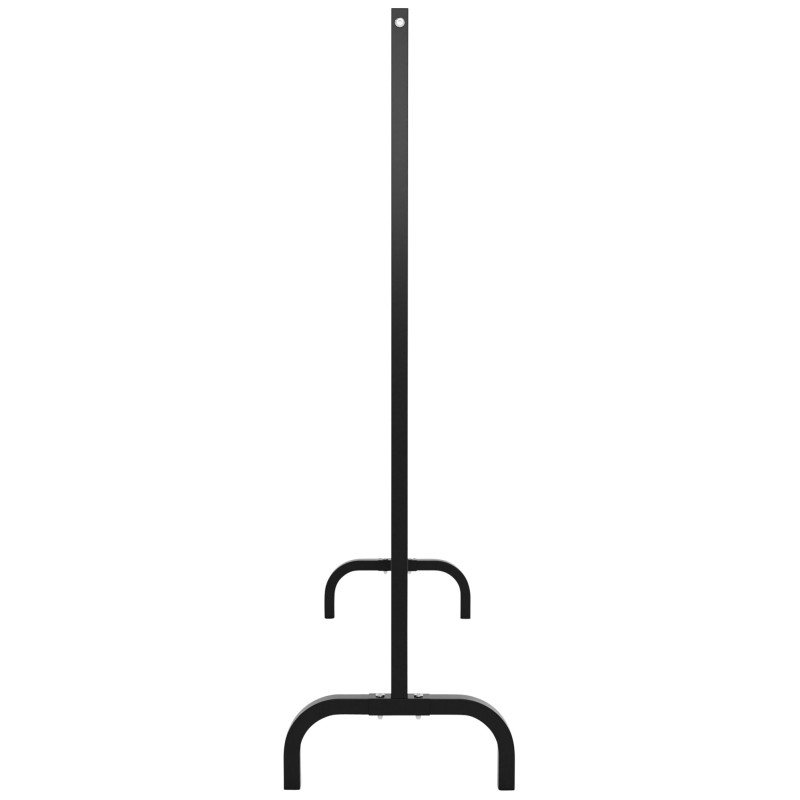 Perchero Lara en estilo industrial Negro,120x38x120 cm