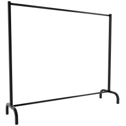 Perchero Lara en estilo industrial Negro,150x38x120 cm