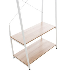 Portant ? v?tements Luton naturel/blanc