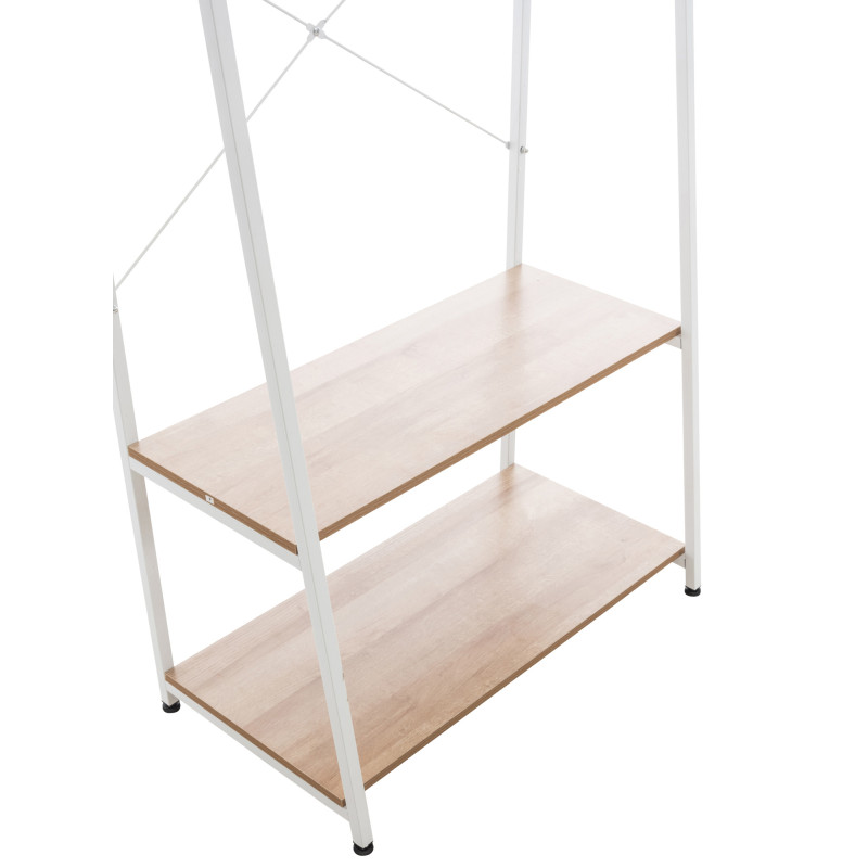 Portant ? v?tements Luton naturel/blanc