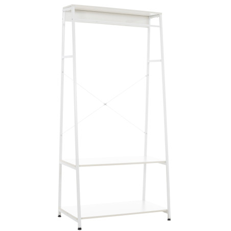 Portant à vêtements Luton blanc