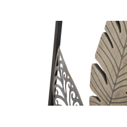 Décoration murale feuilles métal – Modèle Foglie A – 30x91 cm – Élégance naturelle industrielle