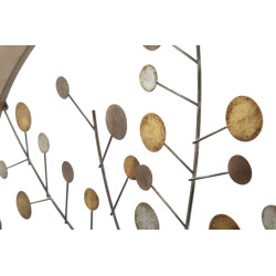 Panneau mural miroir Arbre de Vie – Ø80 cm – Déco murale Glam élégante et spirituelle